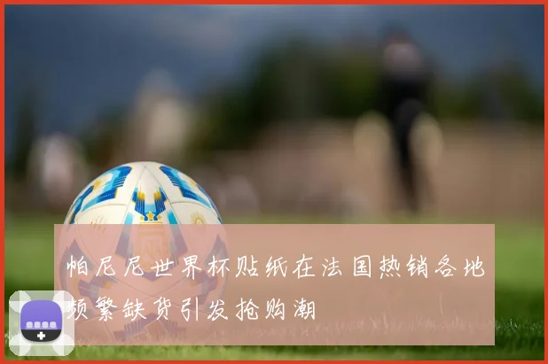 帕尼尼世界杯贴纸在法国热销各地频繁缺货引发抢购潮